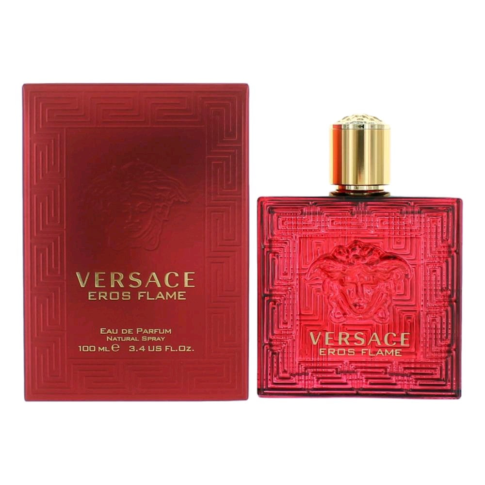 Versace Eros Flame Eau de Parfum Spray for Men 3.4 Fl Oz