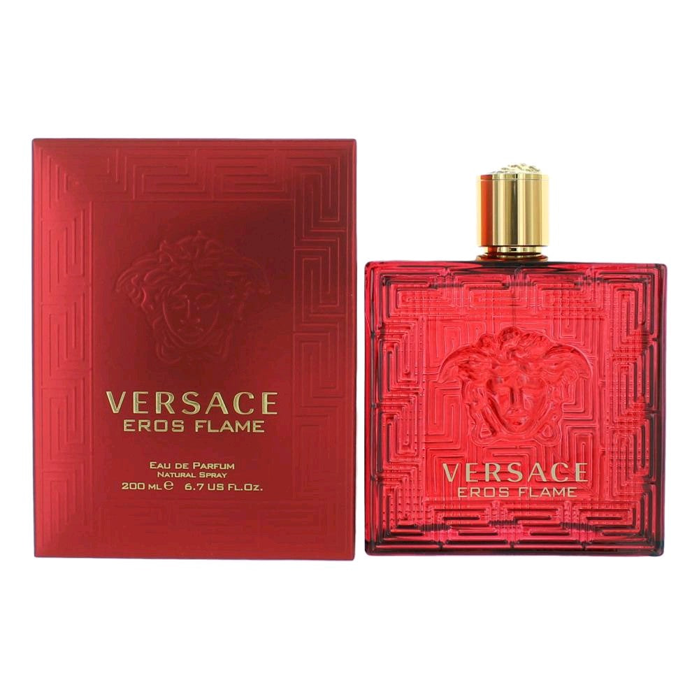 Versace Eros Flame Eau de Parfum Spray for Men 6.7 Fl Oz