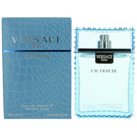 Versace Versace Man Eau Fraiche Eau de Toilette Spray for Men 3.4 Fl Oz