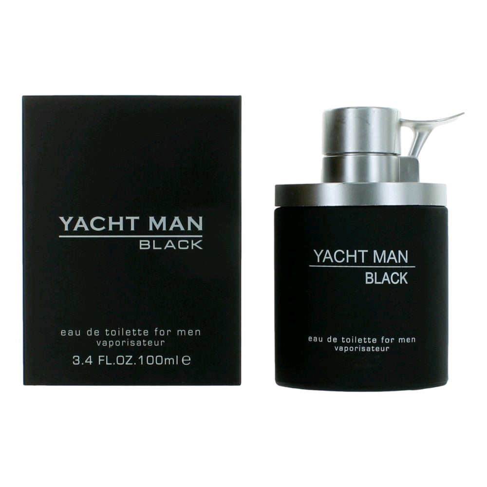 Myrurgia Yacht Man Black Eau de Toilette Spray for Men 3.4 Fl Oz