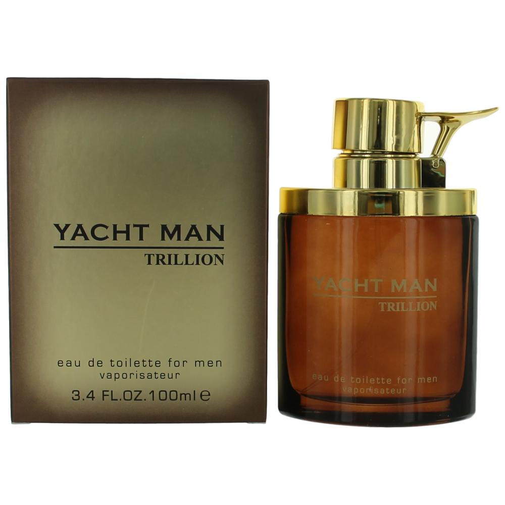 Myrurgia Yacht Man Trillion Eau de Toilette Spray for Men 3.4 Fl Oz