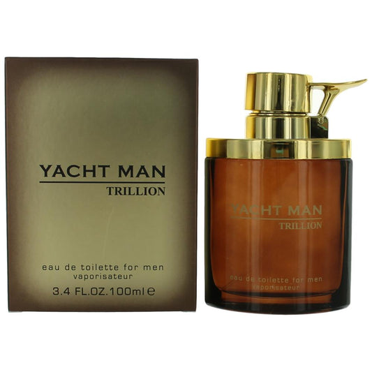 Myrurgia Yacht Man Trillion Eau de Toilette Spray for Men 3.4 Fl Oz