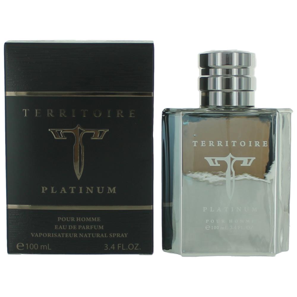 Yzy Territoire Platinum Eau de Parfum Spray for Men 3.4 Fl Oz