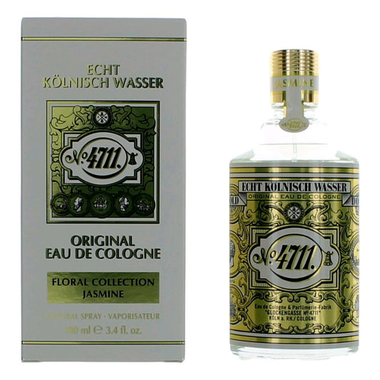 4711 Floral Collection Jasmin Eau de Cologne Spray for Unisex 3.4 Fl Oz