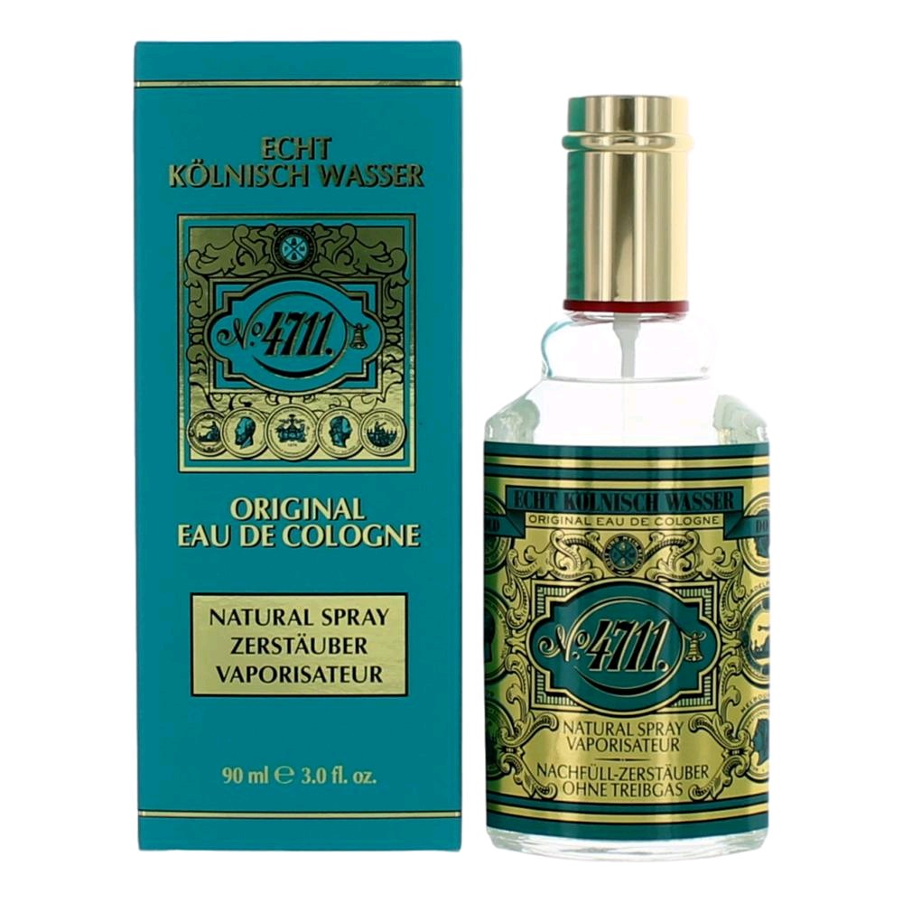 Muelhens 4711 Eau de Cologne Spray for Unisex 3 Fl Oz