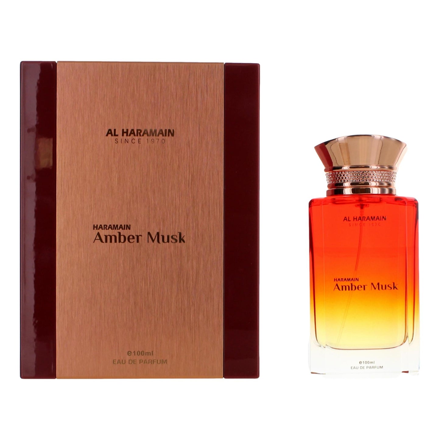 Al Haramain Amber Musk Eau de Parfum Spray for Unisex 3.4 Fl Oz