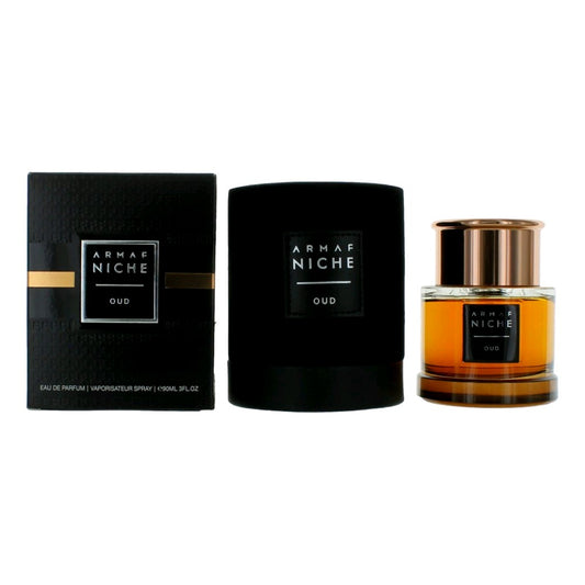 Armaf Oud Niche Eau de Parfum Spray for Unisex 3 Fl Oz