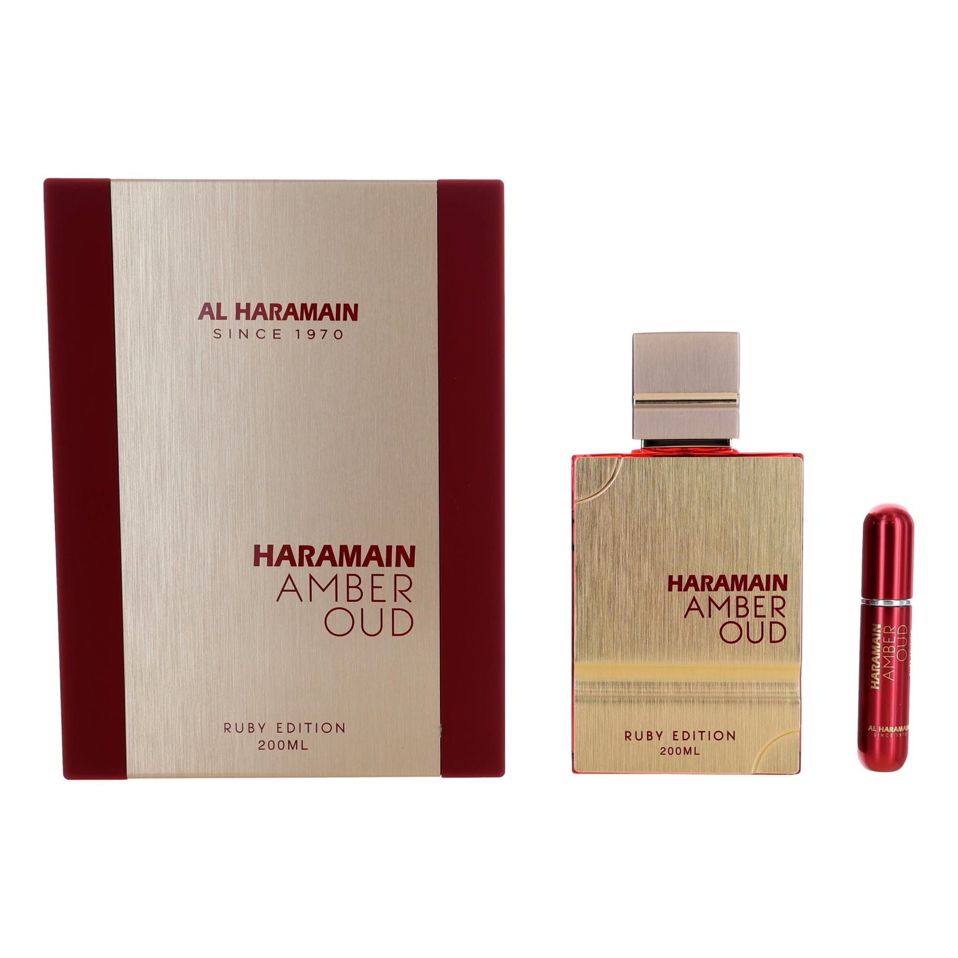 Al Haramain Amber Oud Ruby Edition Eau de Parfum Spray for Unisex 6.7 Fl Oz