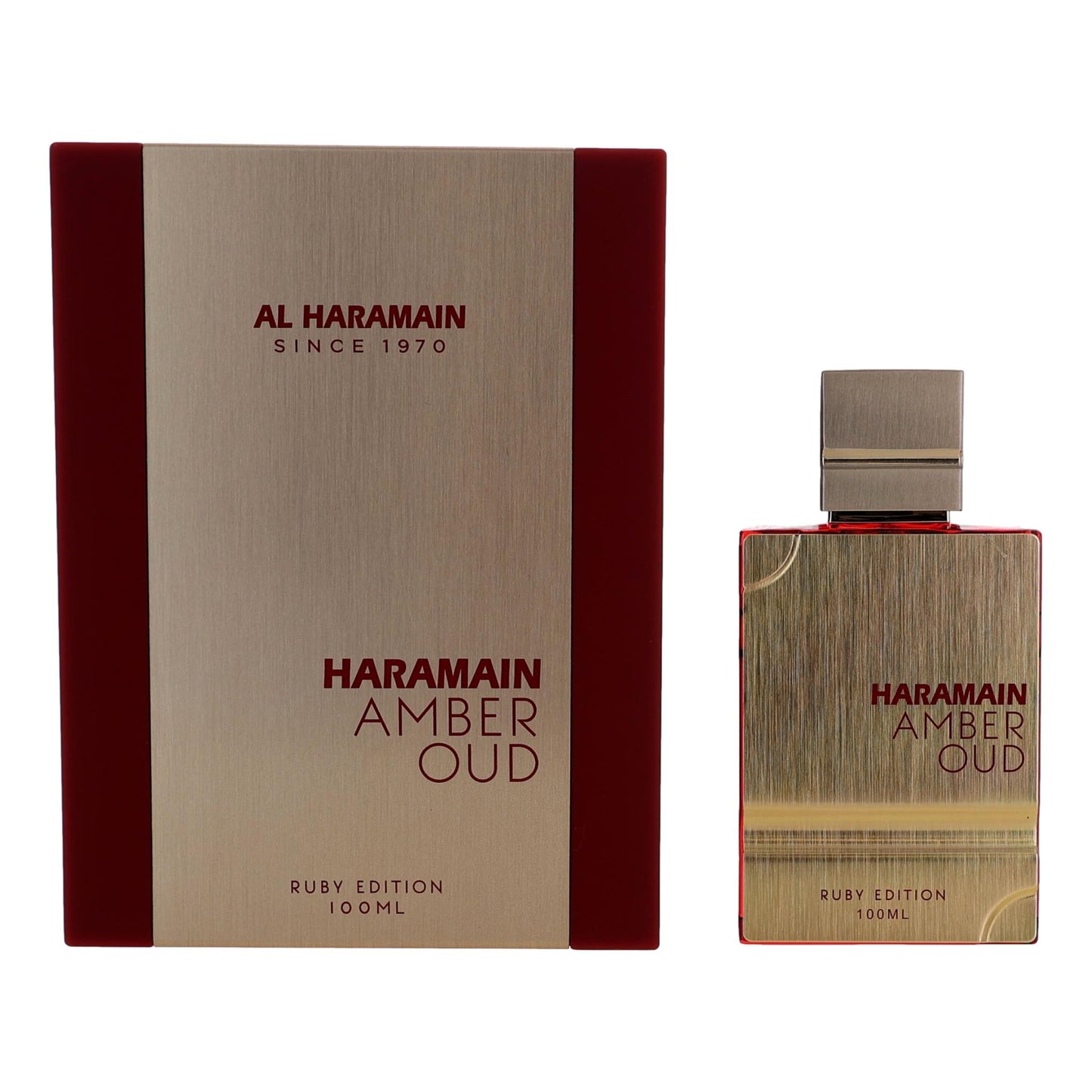 Al Haramain Amber Oud Ruby Edition Eau de Parfum Spray for Unisex 3.4 Fl Oz