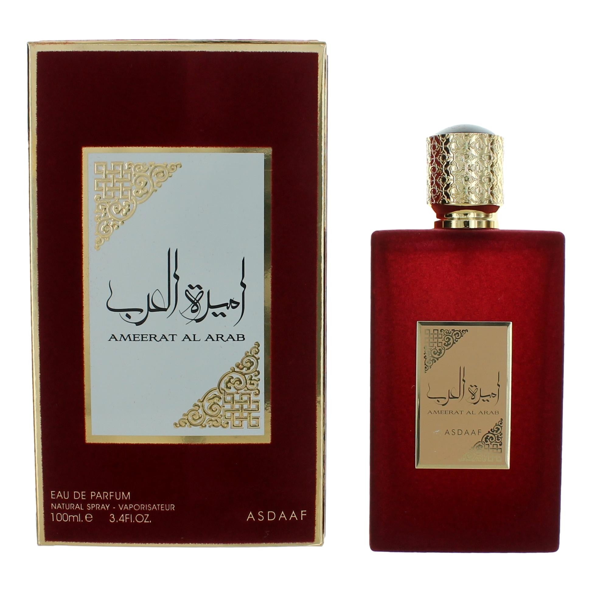 Asdaaf Ameerat Al Arab Eau de Parfum Spray for Unisex 3.4 Fl Oz