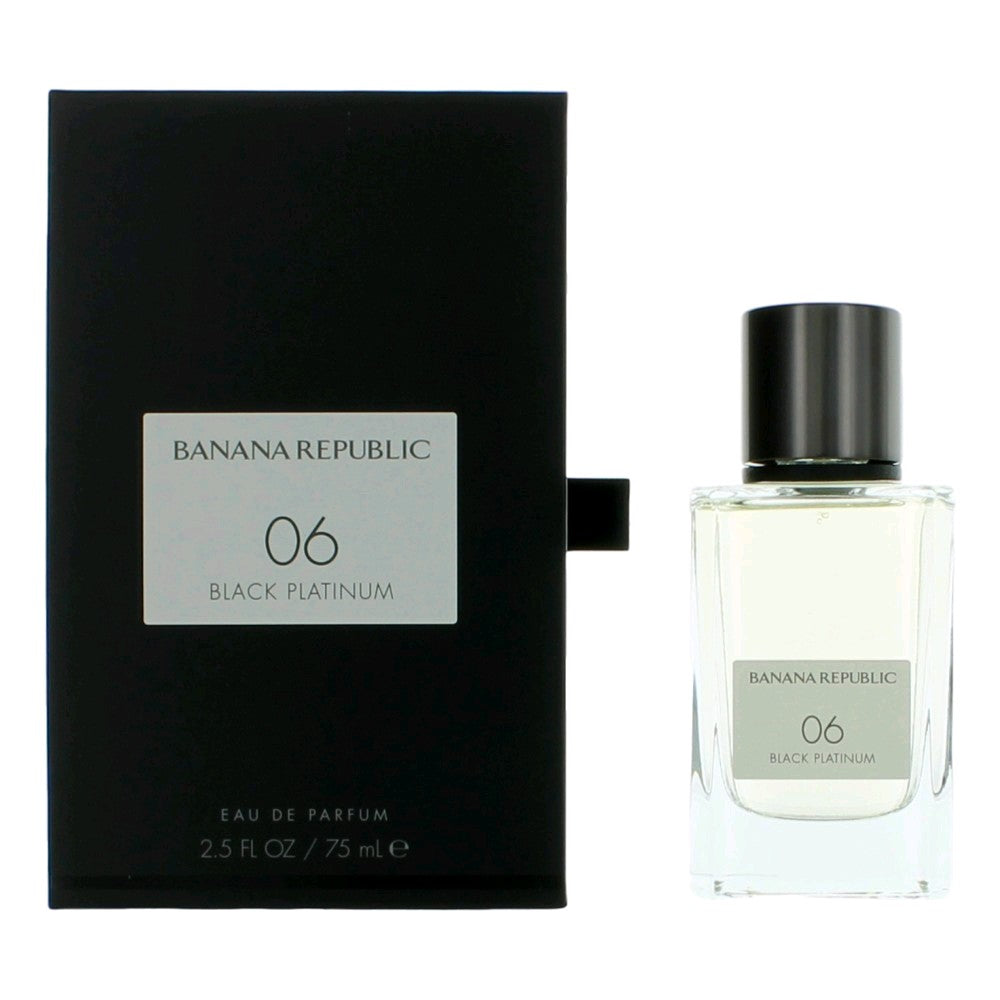 Banana Republic 06 Black Platinum Eau de Parfum Spray for Unisex 2.5 Fl Oz