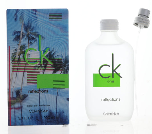 Calvin Klein CK One Reflections Eau de Toilette Spray for Unisex 3.3 Fl Oz