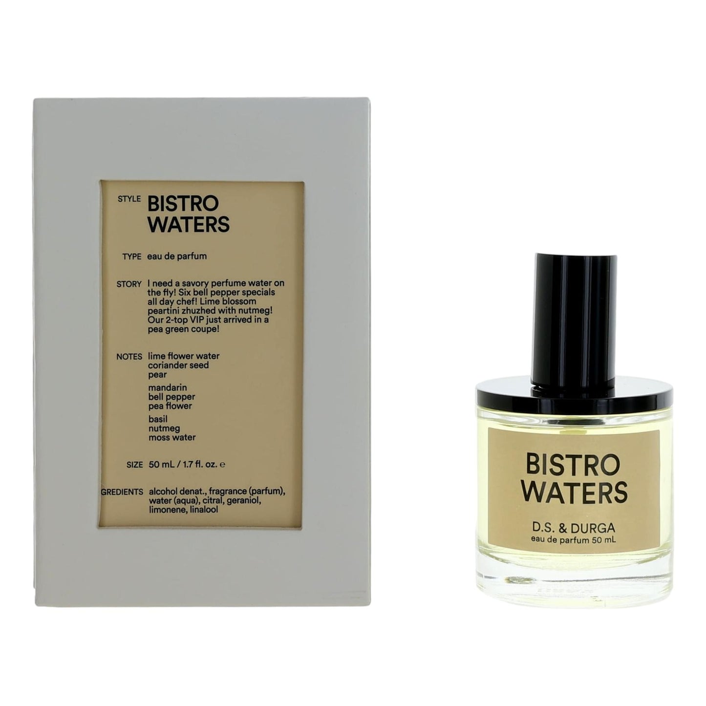 D.S. & Durga Bistro Waters Eau de Parfum Spray for Unisex 1.7 Fl Oz