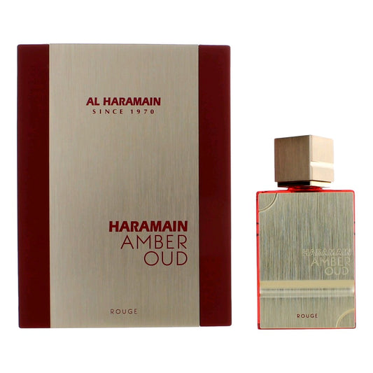 Al Haramain Amber Oud Rouge Eau de Parfum Spray for Unisex 2 Fl Oz