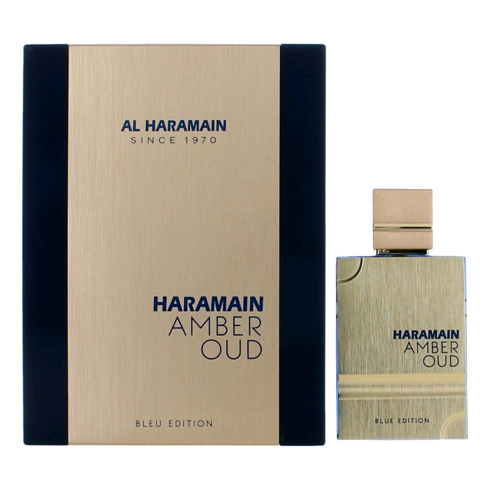 Al Haramain Amber Oud Blue Edition Eau de Parfum Spray for Unisex 2 Fl Oz