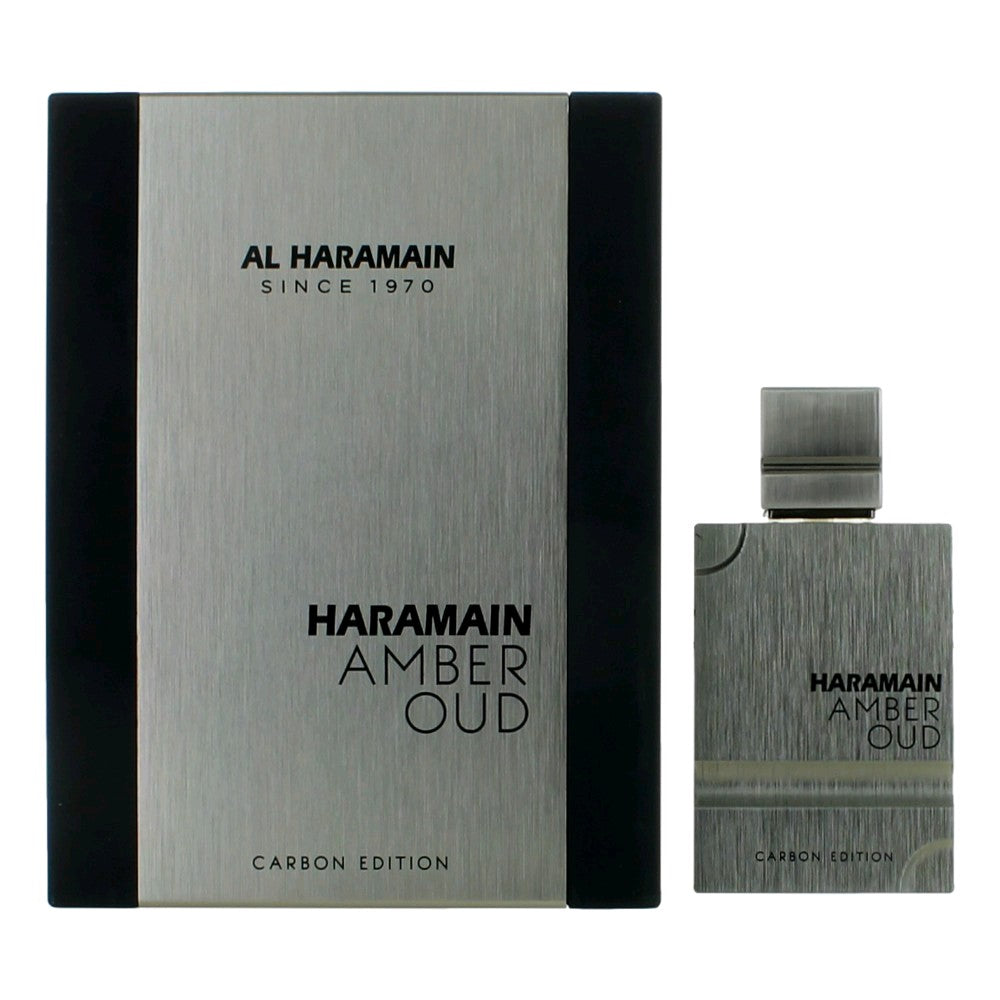 Al Haramain Amber Oud Carbon Edition Eau de Parfum Spray for Unisex 2 Fl Oz