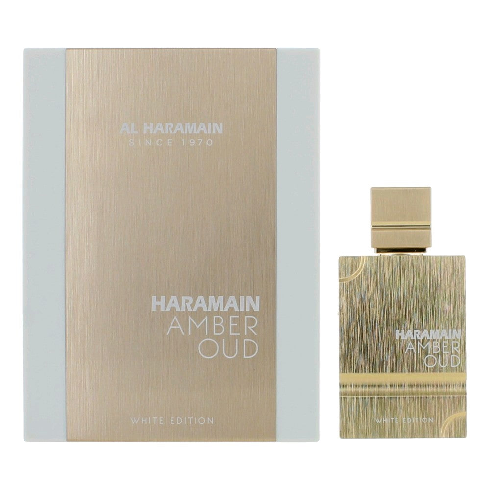 Al Haramain Amber Oud White Edition Eau de Parfum Spray for Unisex 2 Fl Oz