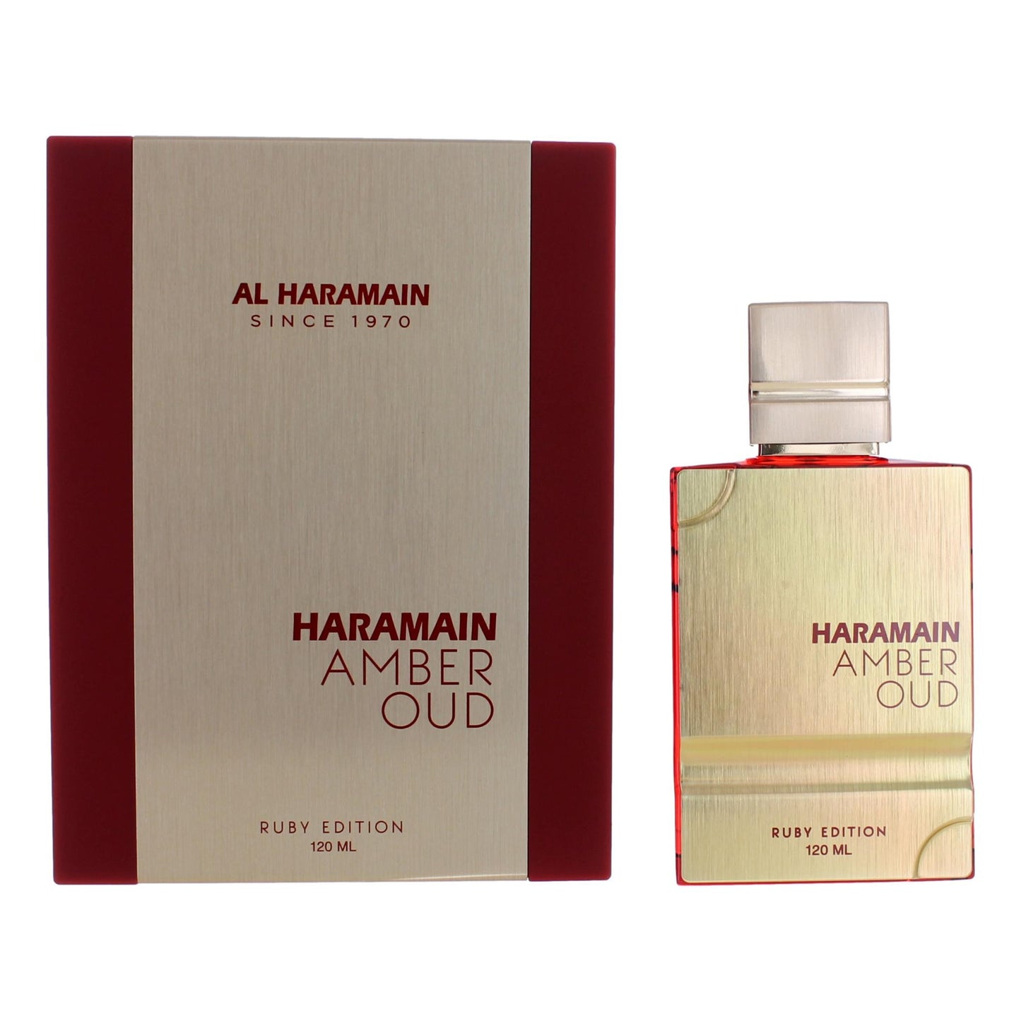 Al Haramain Amber Oud Ruby Edition Eau de Parfum Spray for Unisex 4 Fl Oz