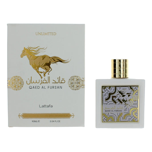 Lattafa Qaed Al Fursan Eau de Parfum Spray for Unisex 3.04 Fl Oz