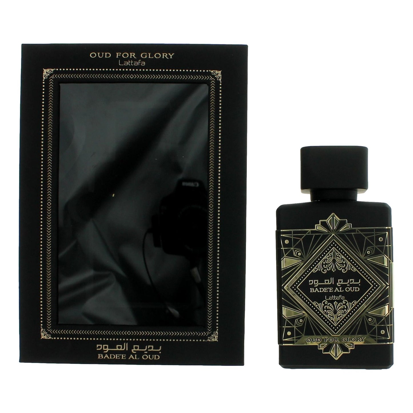 Lattafa Bade'e Al Oud Oud for Glory Eau de Parfum Spray for Unisex 3.4 Fl Oz