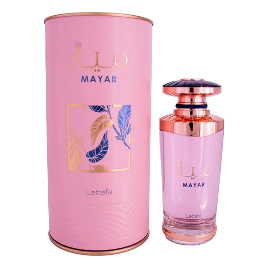 Lattafa Mayar Eau de Parfum Spray for Women 3.4 Fl Oz