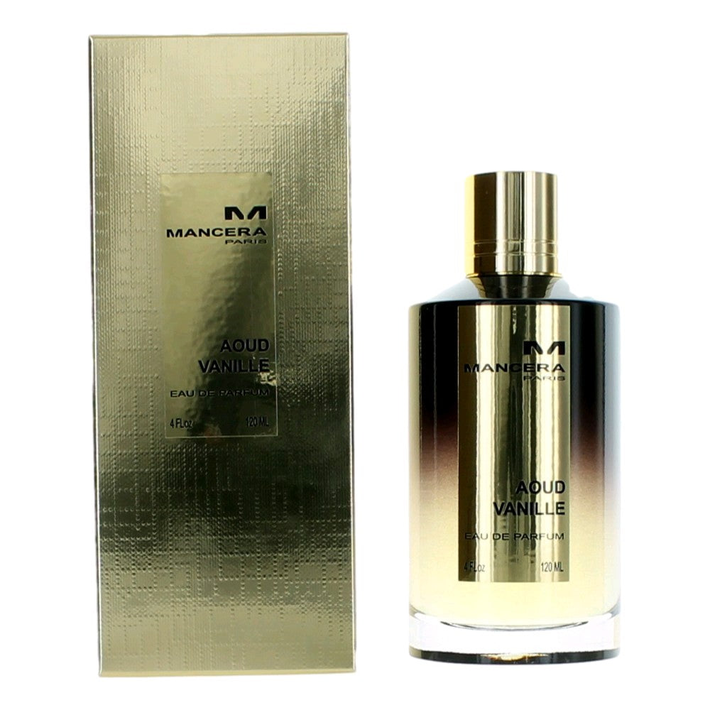 Mancera Mancera Aoud Vanille Eau de Parfum Spray for Unisex 4 Fl Oz