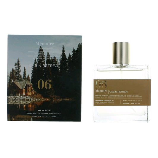 Memoire Archives Cabin Retreat Eau de Parfum Spray for Unisex 3.4 Fl Oz