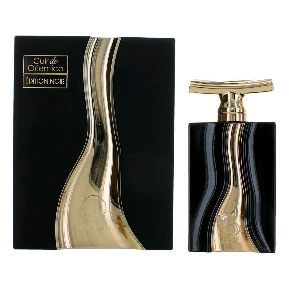 Orientica Cuir De Orientica Edition Noir Eau de Parfum Spray for Unisex 3 Fl Oz