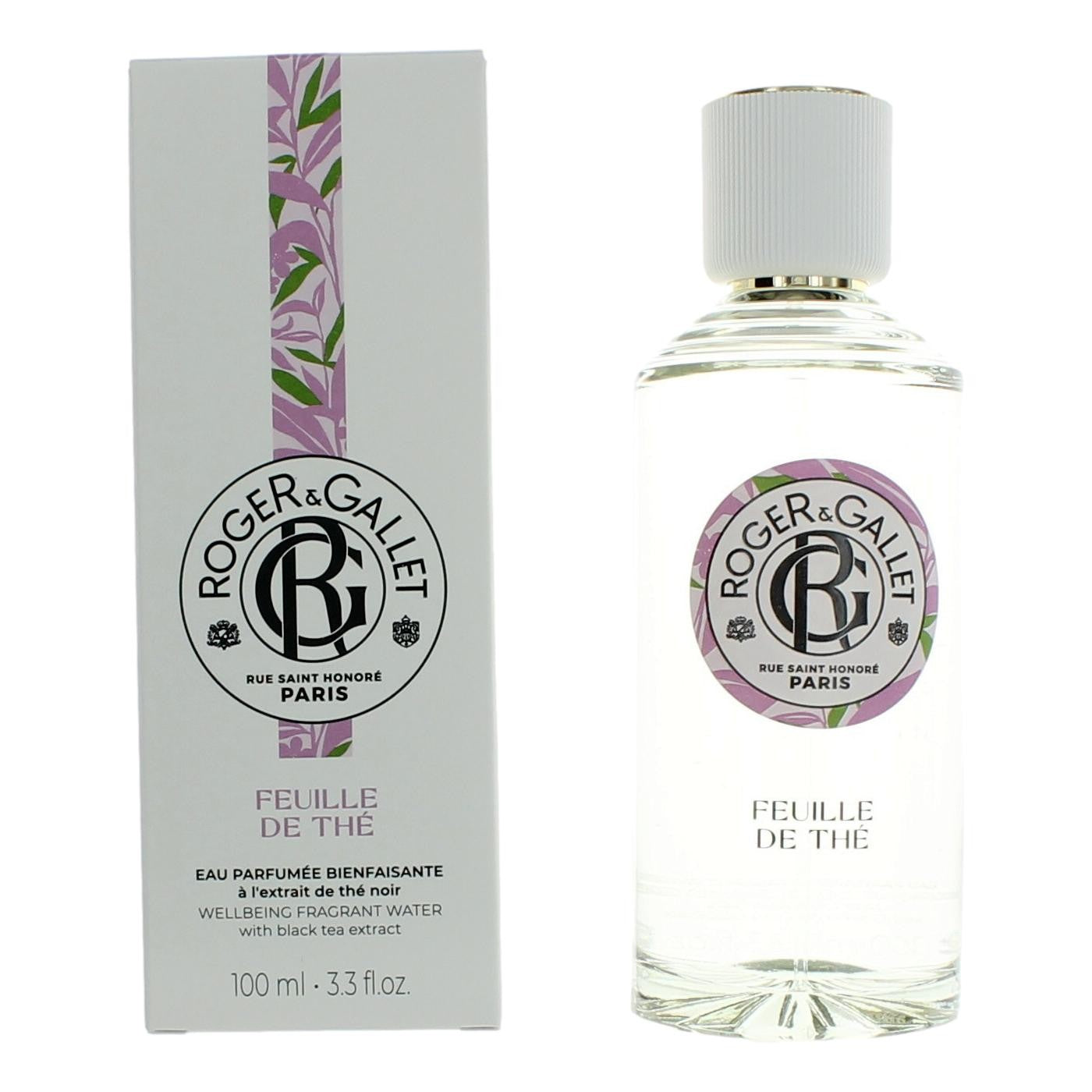 Roger & Gallet Roger & Gallet Feuille De The Eau de Parfum Spray for Unisex 3.3 Fl Oz