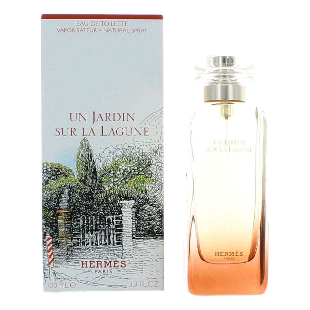 Hermes Un Jardin Sur La Lagune Eau de Toilette Spray for Unisex 3.3 Fl Oz