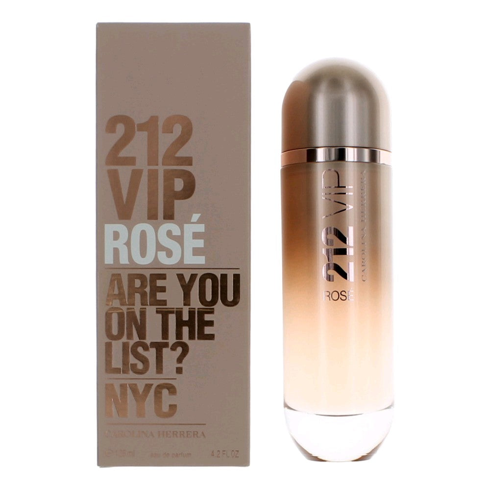 Carolina Herrera 212 VIP Rose Eau de Parfum Spray for Women 4.2 Fl Oz
