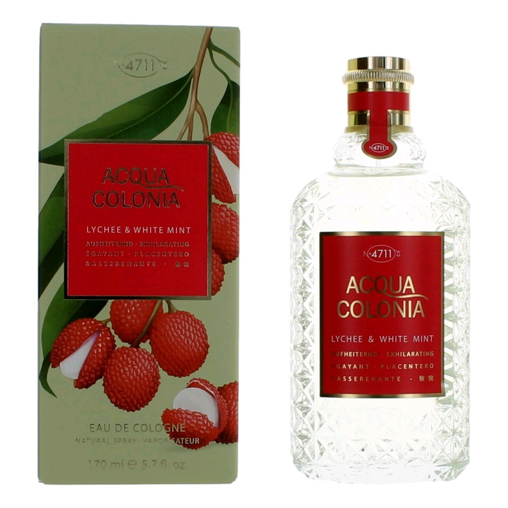 4711 Acqua Colonia Lychee and Mint Eau de Cologne Spray for Women 5.7 Fl Oz