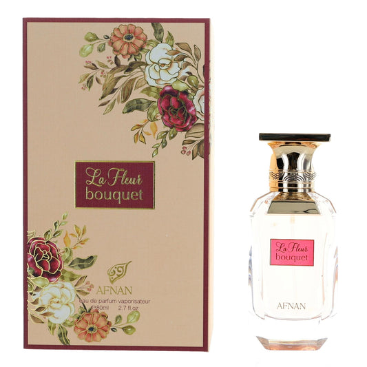 Afnan La Fleur Bouquet Eau de Parfum Spray for Women 2.7 Fl Oz