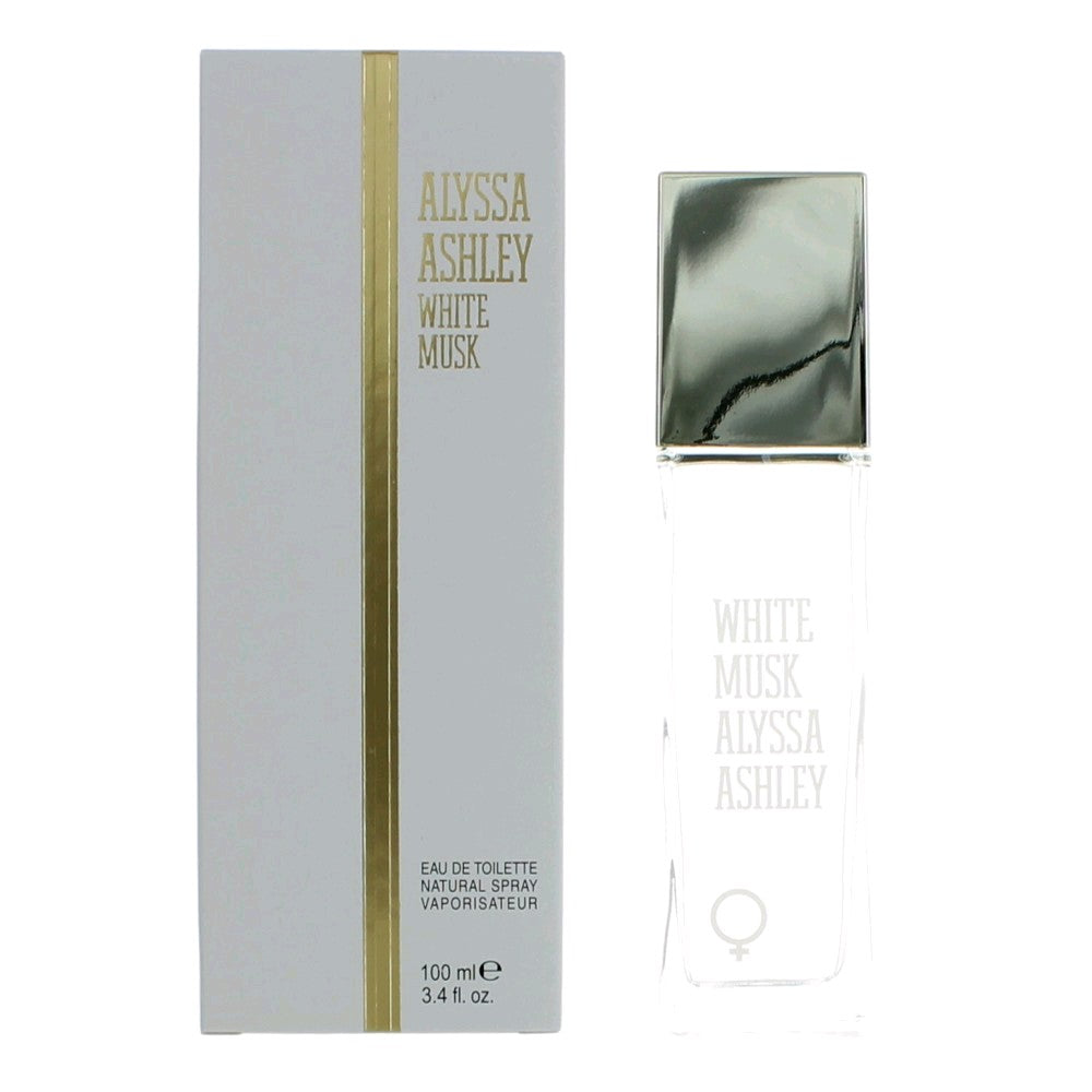 Alyssa Ashley White Musk Eau de Toilette Spray for Women 3.4 Fl Oz