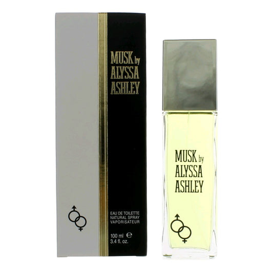 Alyssa Ashley Musk Eau de Toilette Spray for Women 3.3 Fl Oz