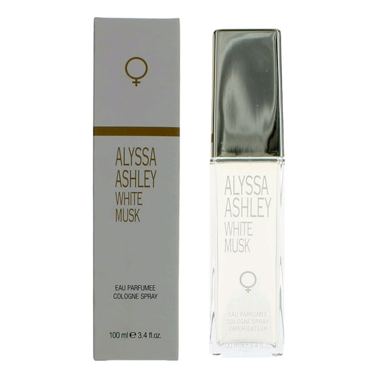 Alyssa Ashley White Musk Eau de Parfum Spray for Women 3.4 Fl Oz