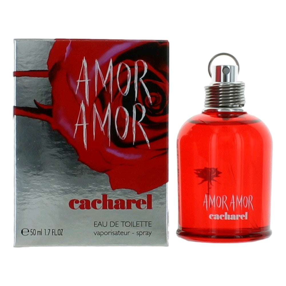 Cacharel Amor Amor Eau de Toilette Spray for Women 1.7 Fl Oz