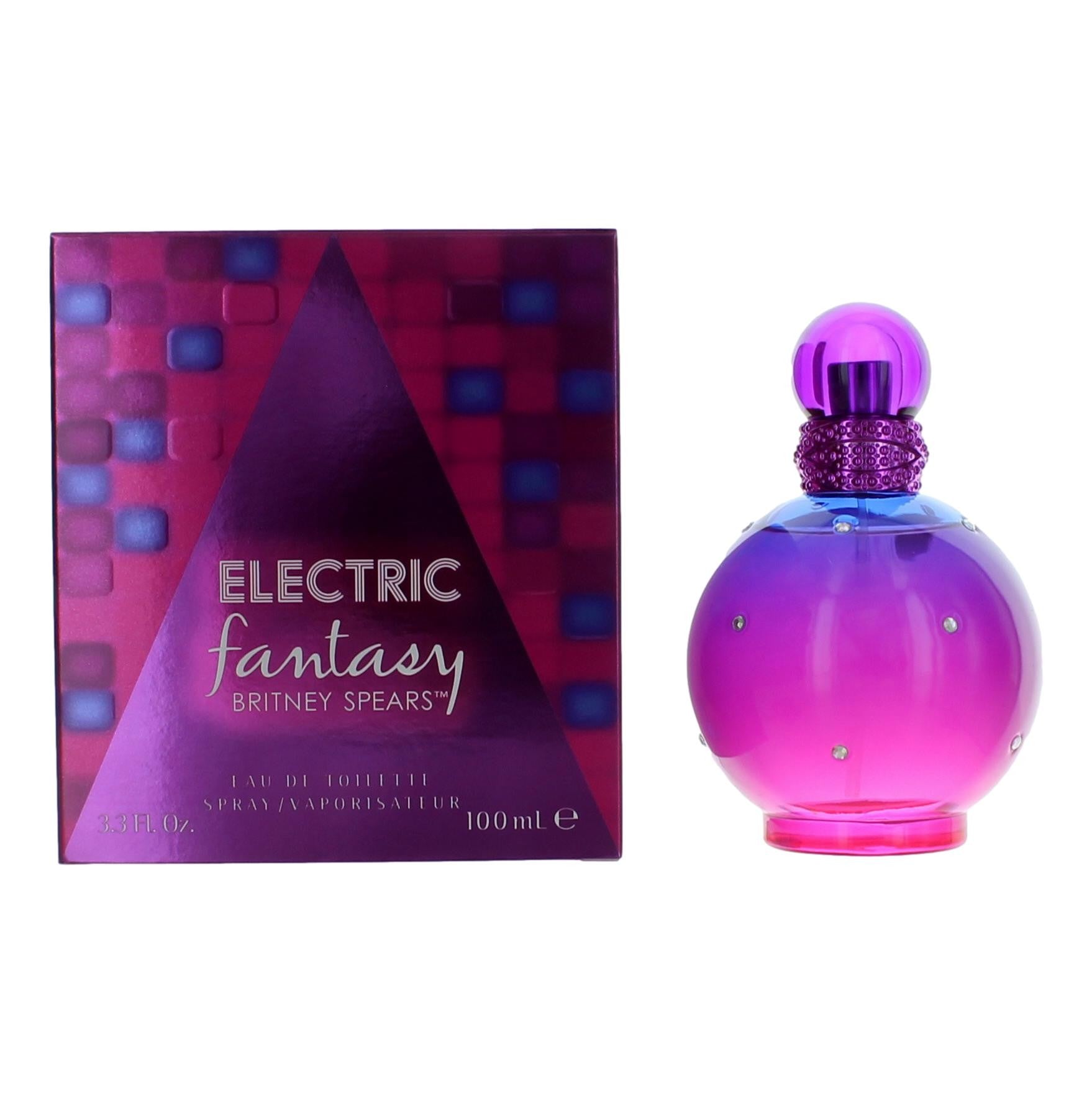 Britney Spears Electric Fantasy Eau de Toilette Spray for Women 3 Fl Oz