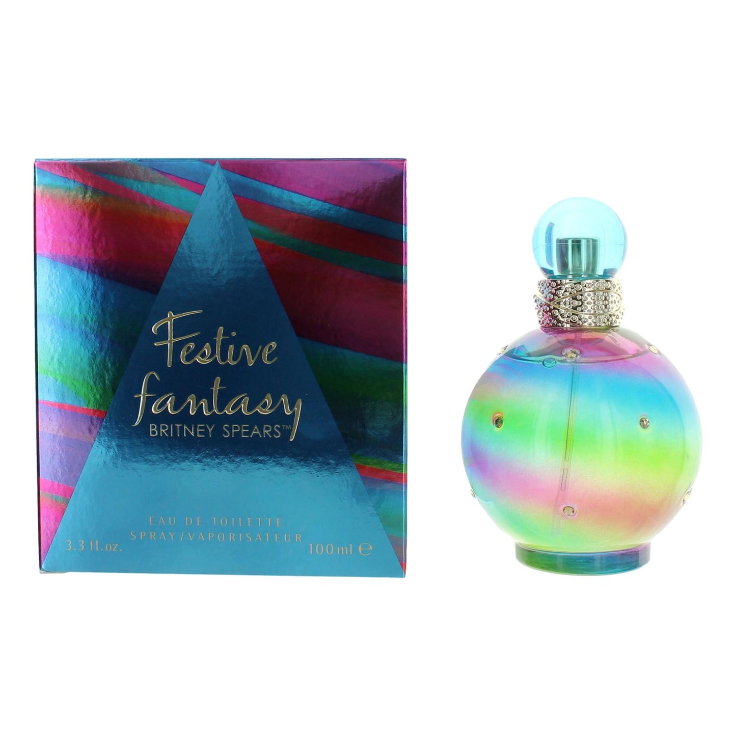 Britney Spears Festive Fantasy Eau de Toilette Spray for Women 3.3 Fl Oz