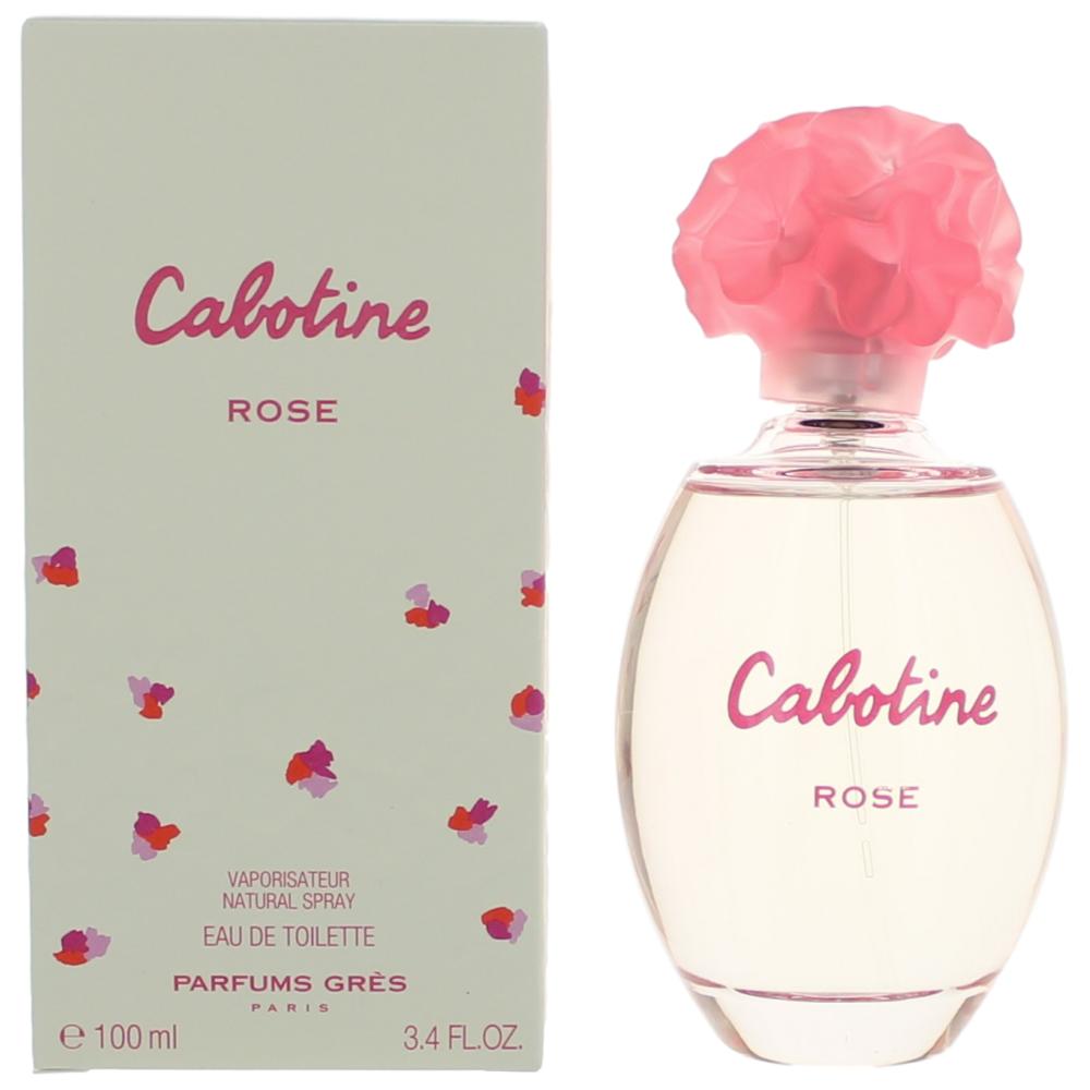 Parfums Gres Cabotine Rose Eau de Toilette Spray for Women 3.4 Fl Oz