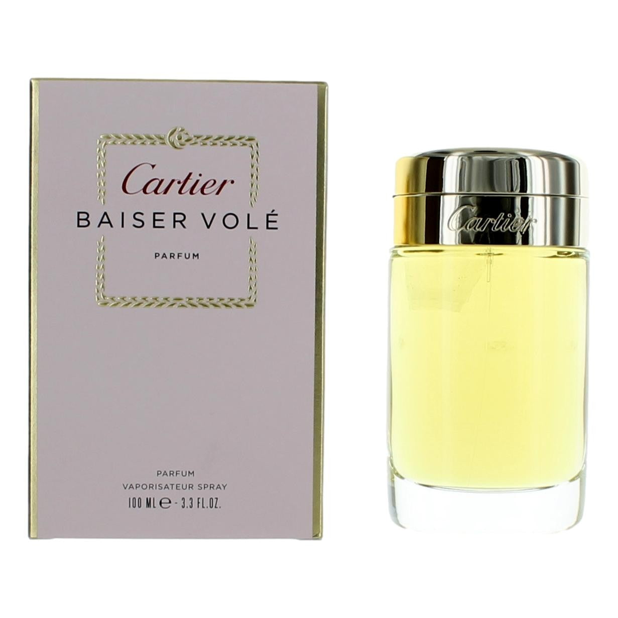 Cartier Baiser Vole Parfum Spray for Women 3.3 Fl Oz