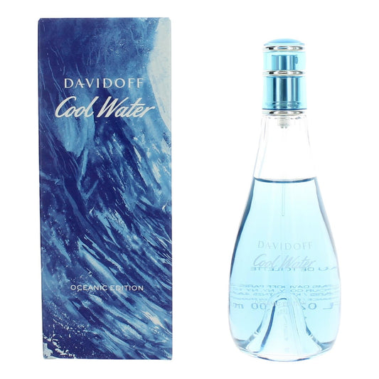 Davidoff Cool Water Oceanic Edition Eau de Toilette Spray for Women 3.3 Fl Oz