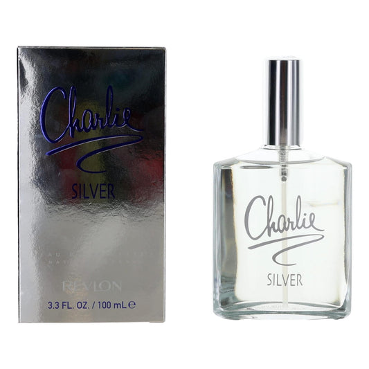 Revlon Charlie Silver Eau de Toilette Spray for Women 3.4 Fl Oz