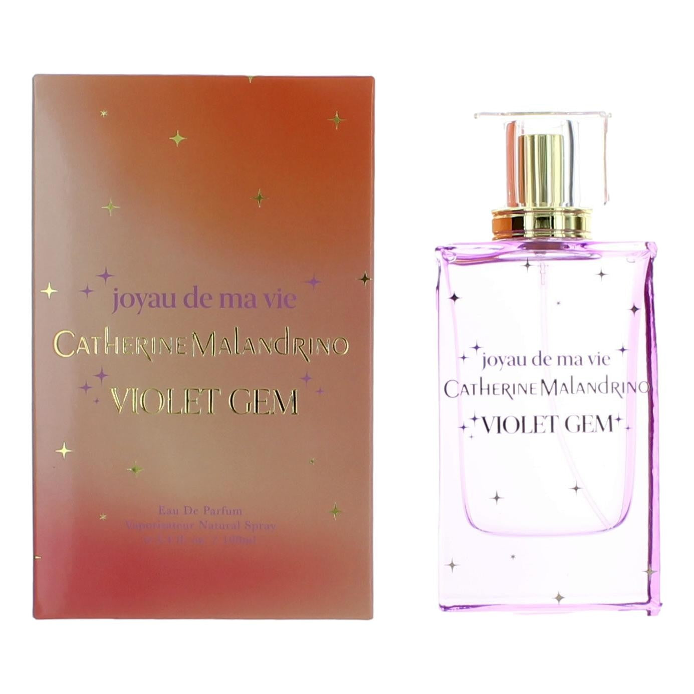 Catherine Malandrino Violet Gem Eau de Parfum Spray for Women 3.4 Fl Oz