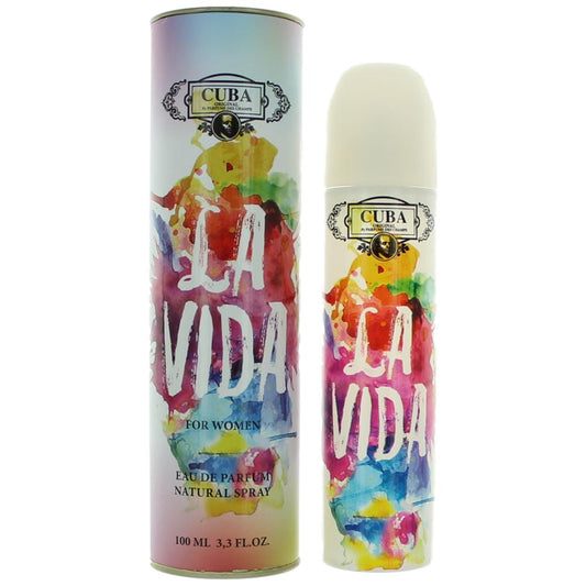 Cuba Cuba La Vida Eau de Parfum Spray for Women 3.3 Fl Oz