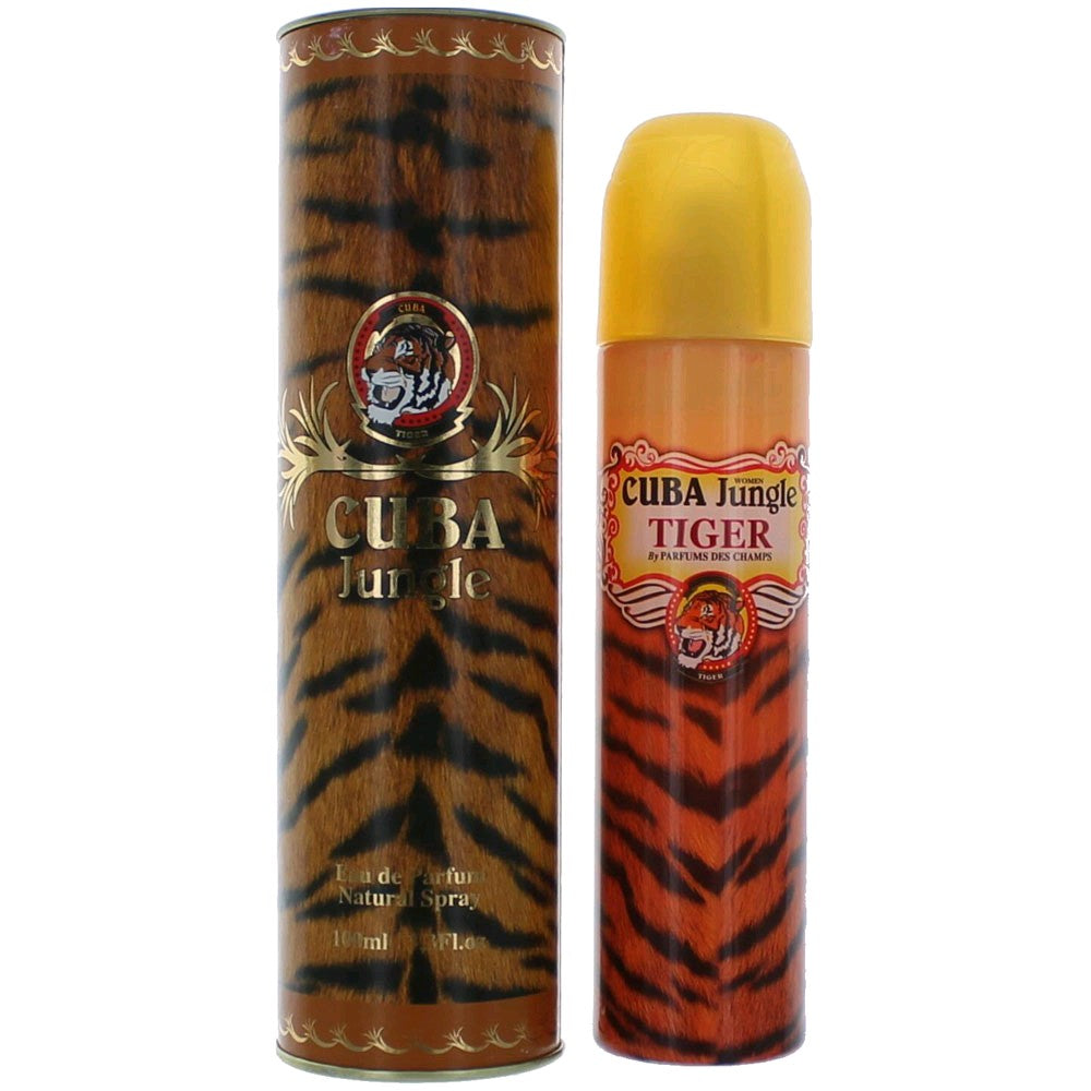 Cuba Cuba Jungle Tiger Eau de Parfum Spray for Women 3.3 Fl Oz