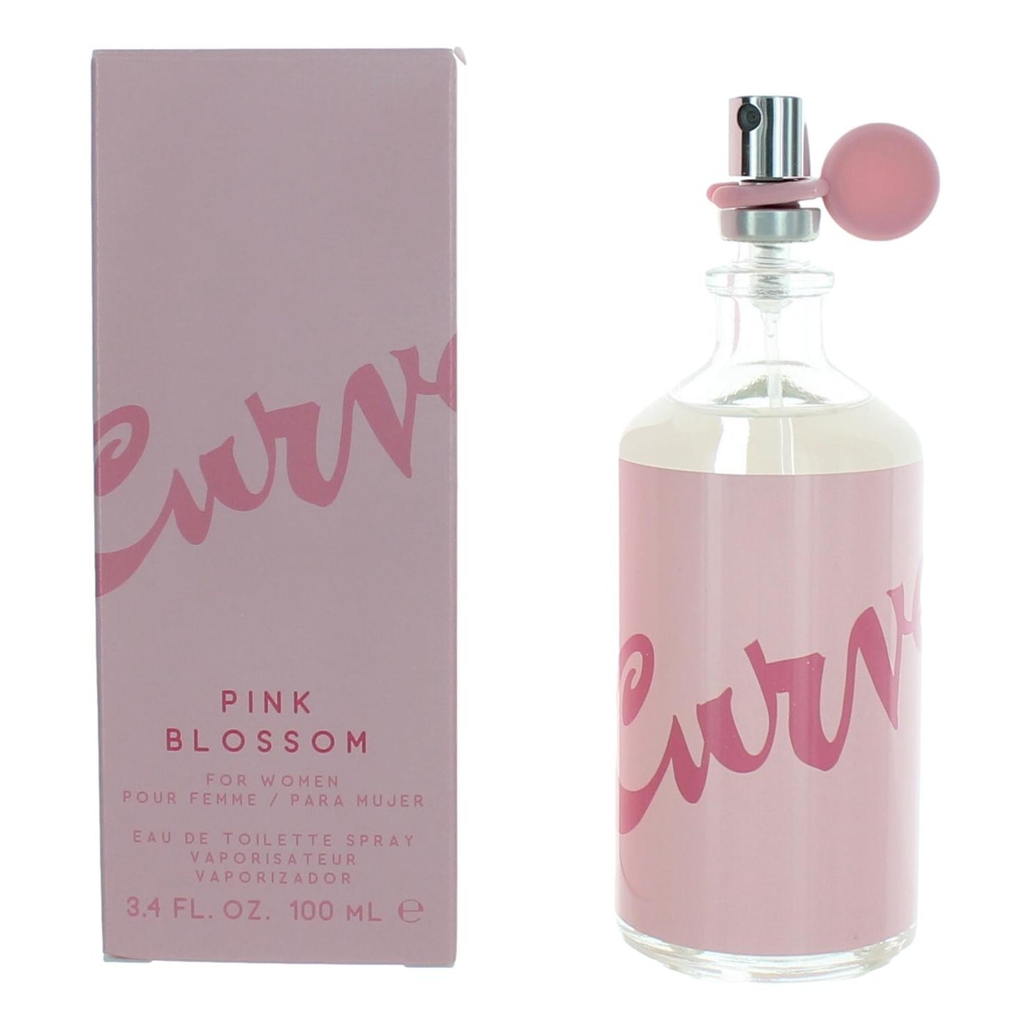 Liz Claiborne Curve Pink Blossom Eau de Toilette Spray for Women 3.4 Fl Oz