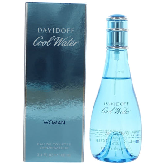 Davidoff Cool Water Eau de Toilette Spray for Women 3.4 Fl Oz