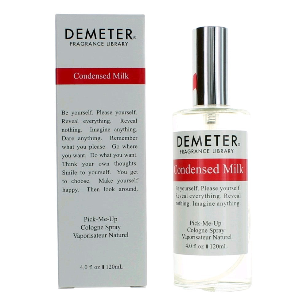 Demeter Condensed Milk Eau de Cologne Spray for Unisex 4 Fl Oz