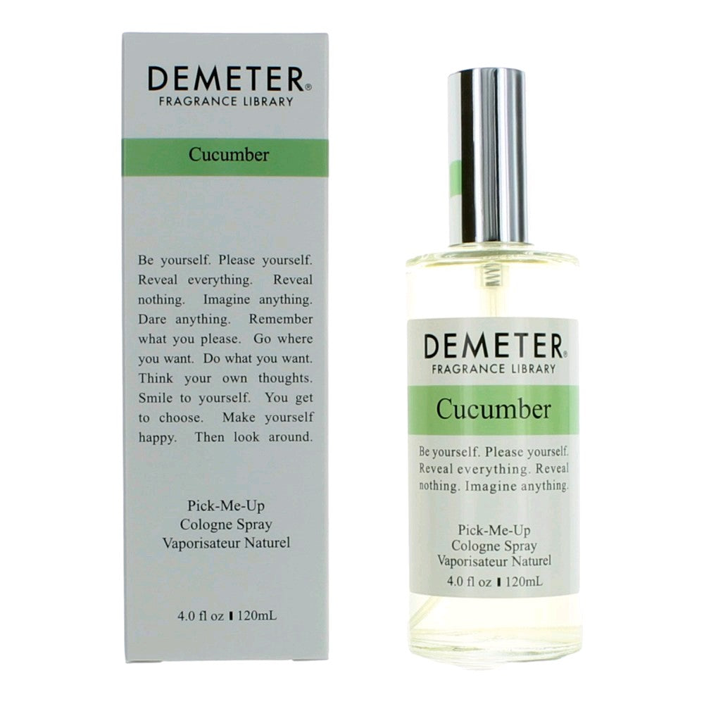 Demeter Cucumber Eau de Cologne Spray for Women 4 Fl Oz